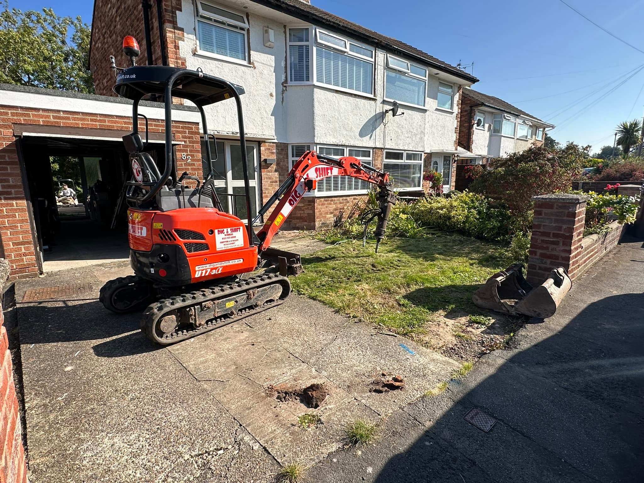 Groundworks in West Kirby Wirral