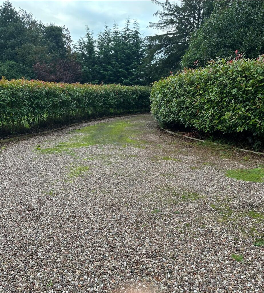 Driveway prior to preperation by Dig and Sift in Willaston